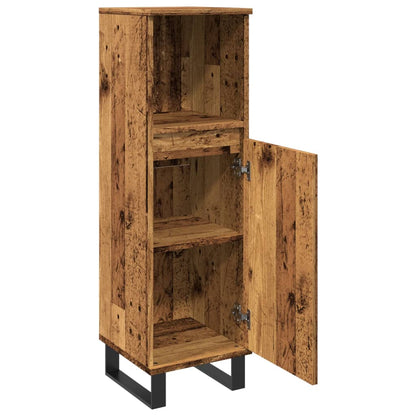 Armadietto Da Bagno 30X30X100 Cm In Truciolato
