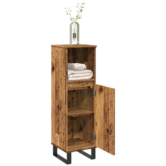 Armadietto Da Bagno 30X30X100 Cm In Truciolato