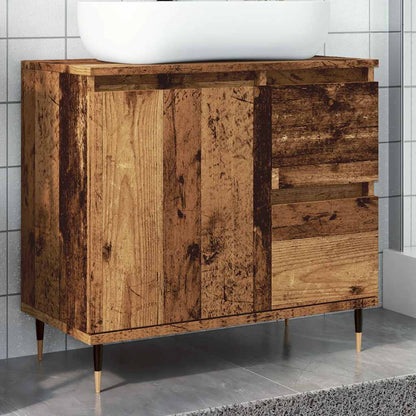 Armadietto Da Bagno 65X33X60Cm In Truciolato