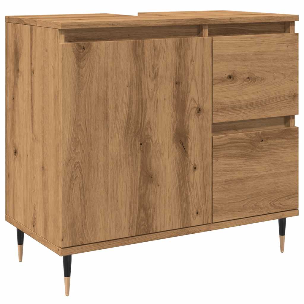 Armadietto Da Bagno 65X33X60Cm In Truciolato
