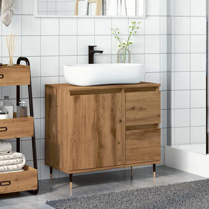 Armadietto Da Bagno 65X33X60Cm In Truciolato