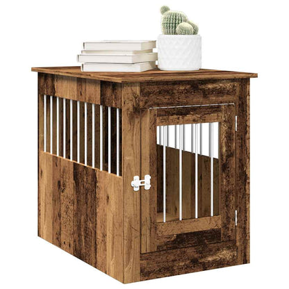 Gabbia Cani Da Arredamento Bianca 45X62X59Cm Legno Multistrato