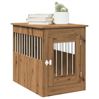 Gabbia Cani Da Arredamento Bianca 45X62X59Cm Legno Multistrato
