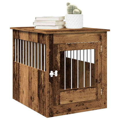 Gabbia Cani Da Arredamento Bianca 45X62X59Cm Legno Multistrato