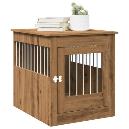 Gabbia Cani Da Arredamento Bianca 45X62X59Cm Legno Multistrato