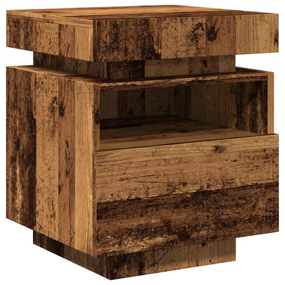 Comodino Con Luci Led 40X39X48,5 Cm