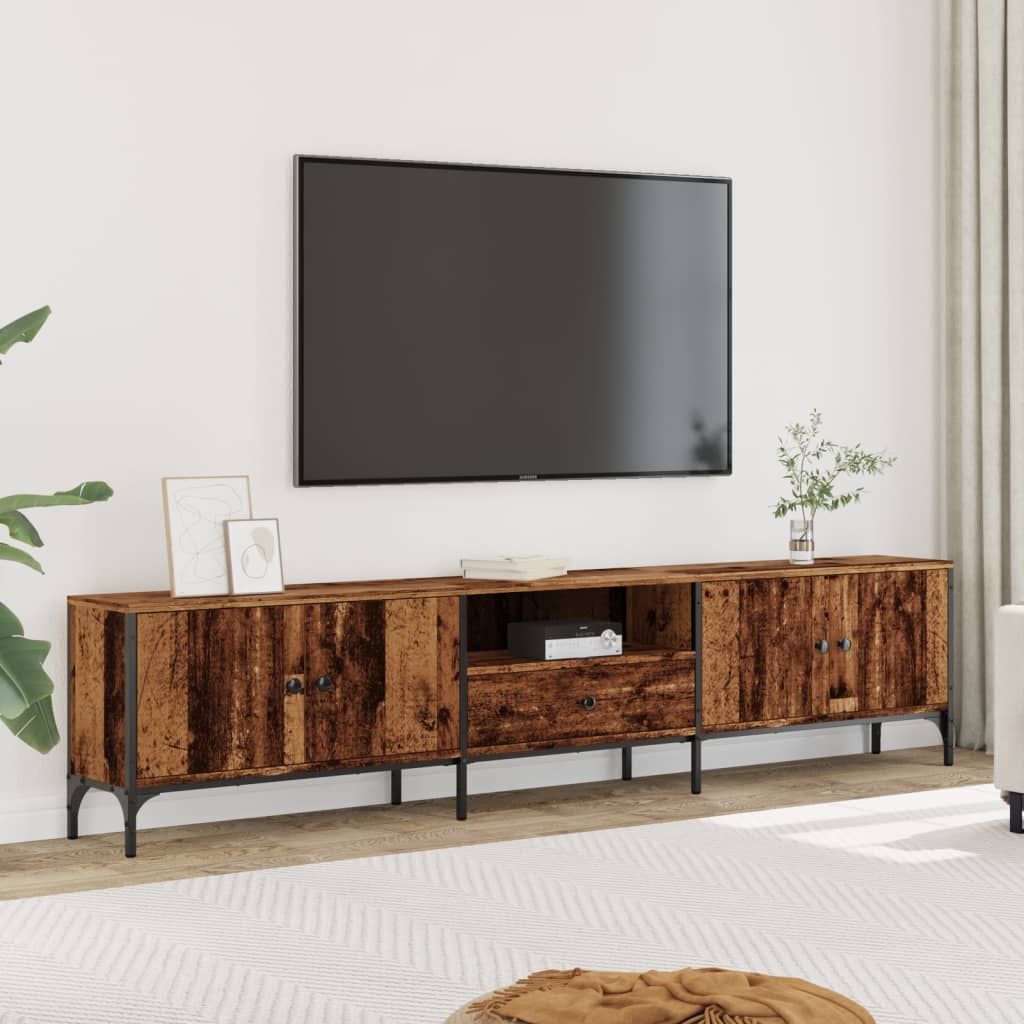 Mobile Tv Cassetto 200X25X44 Cm Legno Multistrato