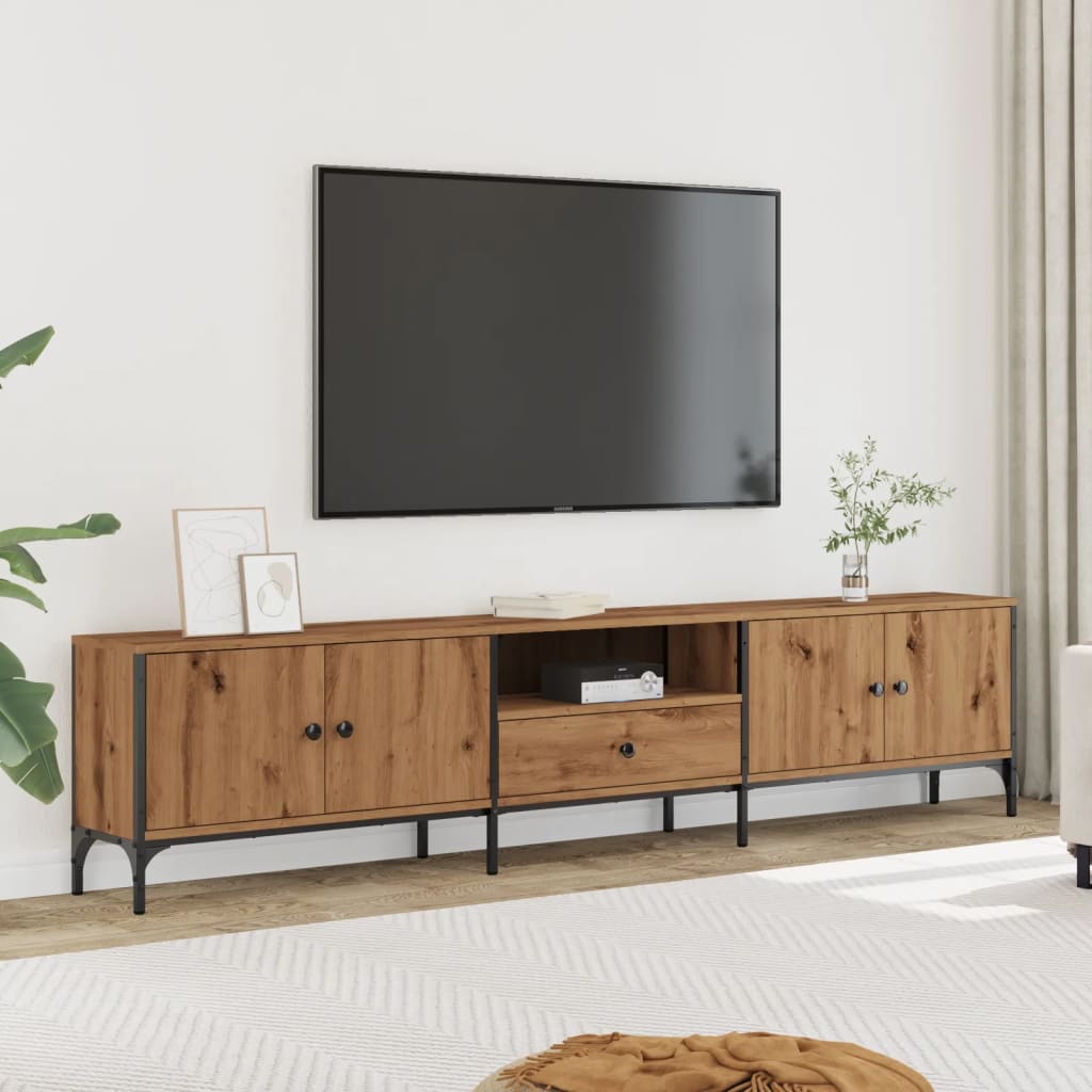 Mobile Tv Cassetto 200X25X44 Cm Legno Multistrato