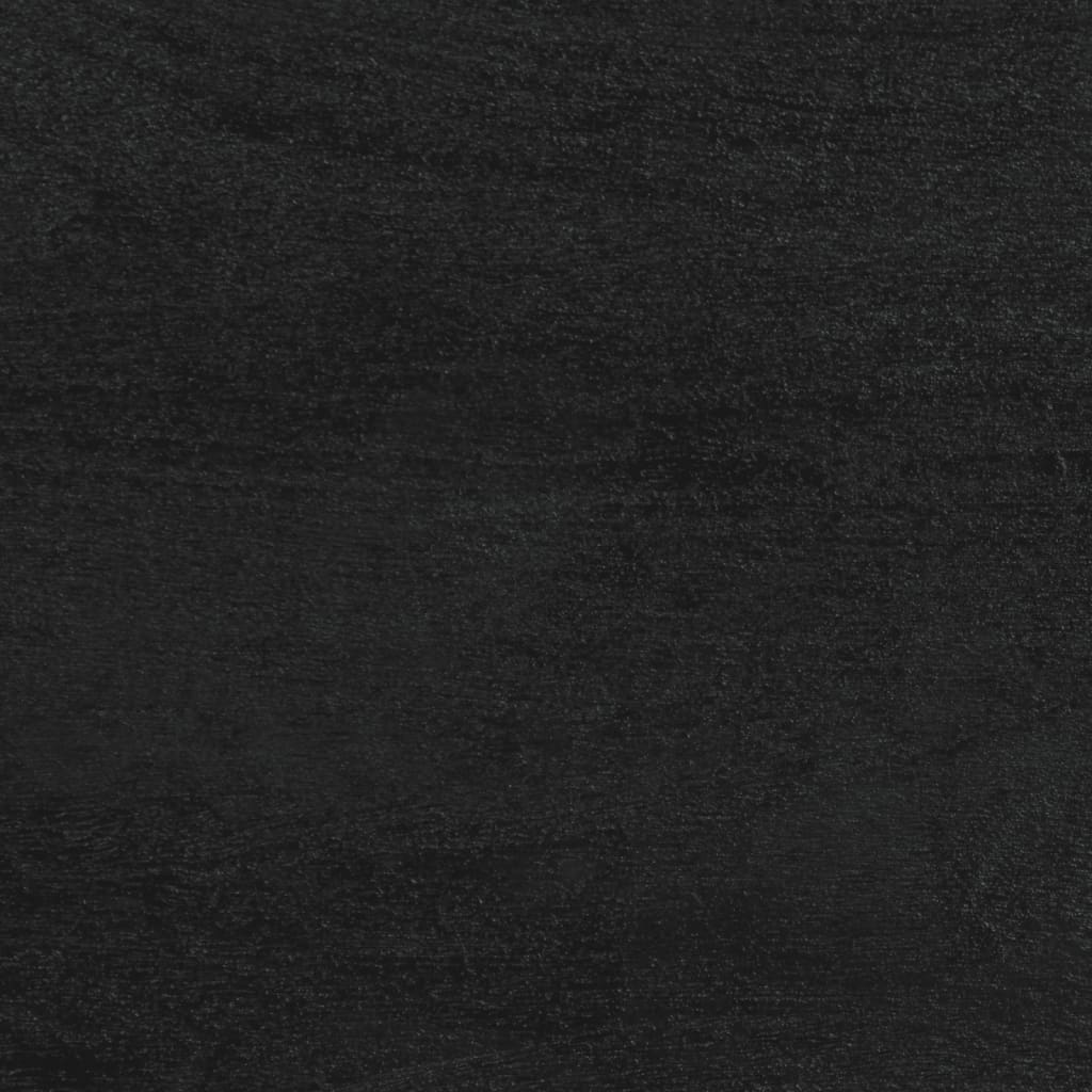 Credenza Nera 60X33X75 Cm In Legno Multistrato Rovere Marrone