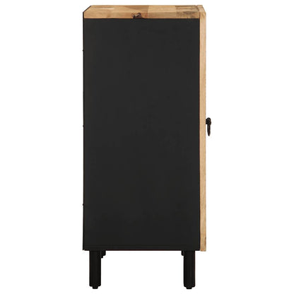 Credenza 60X33,5X75 Cm In Legno Massello Di Mango Grezzo