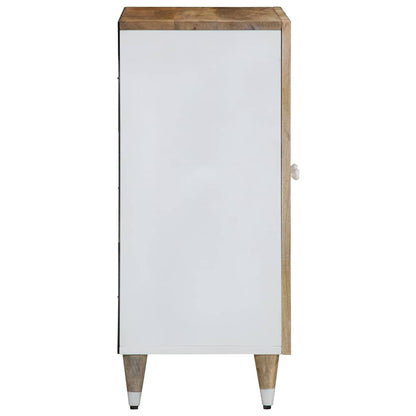 Credenza 60X33,5X75 Cm In Legno Massello Di Mango