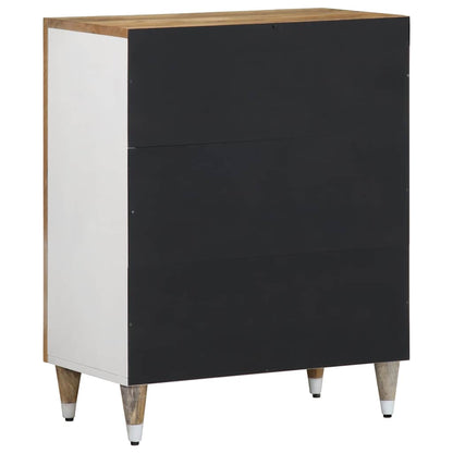 Credenza 60X33,5X75 Cm In Legno Massello Di Mango