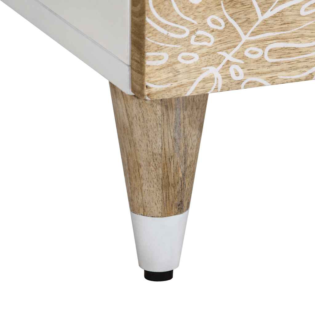 Comodino 50X33X60 Cm In Legno Massello Di Mango
