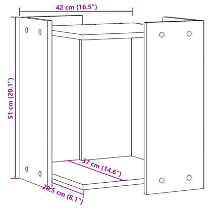 Recinto Per Lettiera Per Gatti 60X40X40 Cm In Truciolato