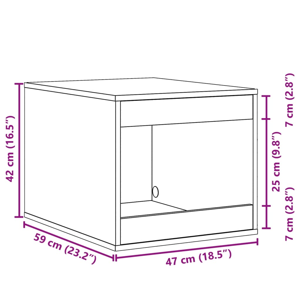 Recinto Lettiera Gatti 47X59X42 Cm In Truciolato