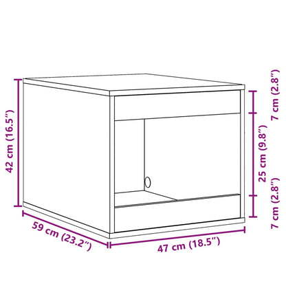 Recinto Lettiera Gatti 47X59X42 Cm In Truciolato