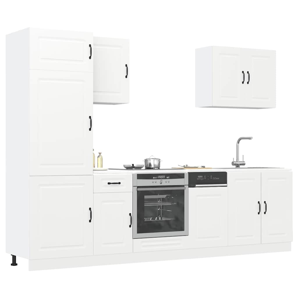 Set Mobili Da Cucina 7 Pz Kalmar In Truciolato