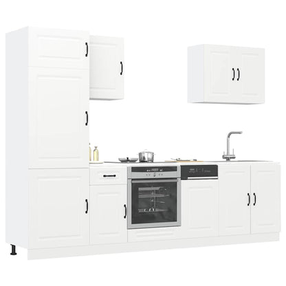 Set Mobili Da Cucina 7 Pz Kalmar In Truciolato