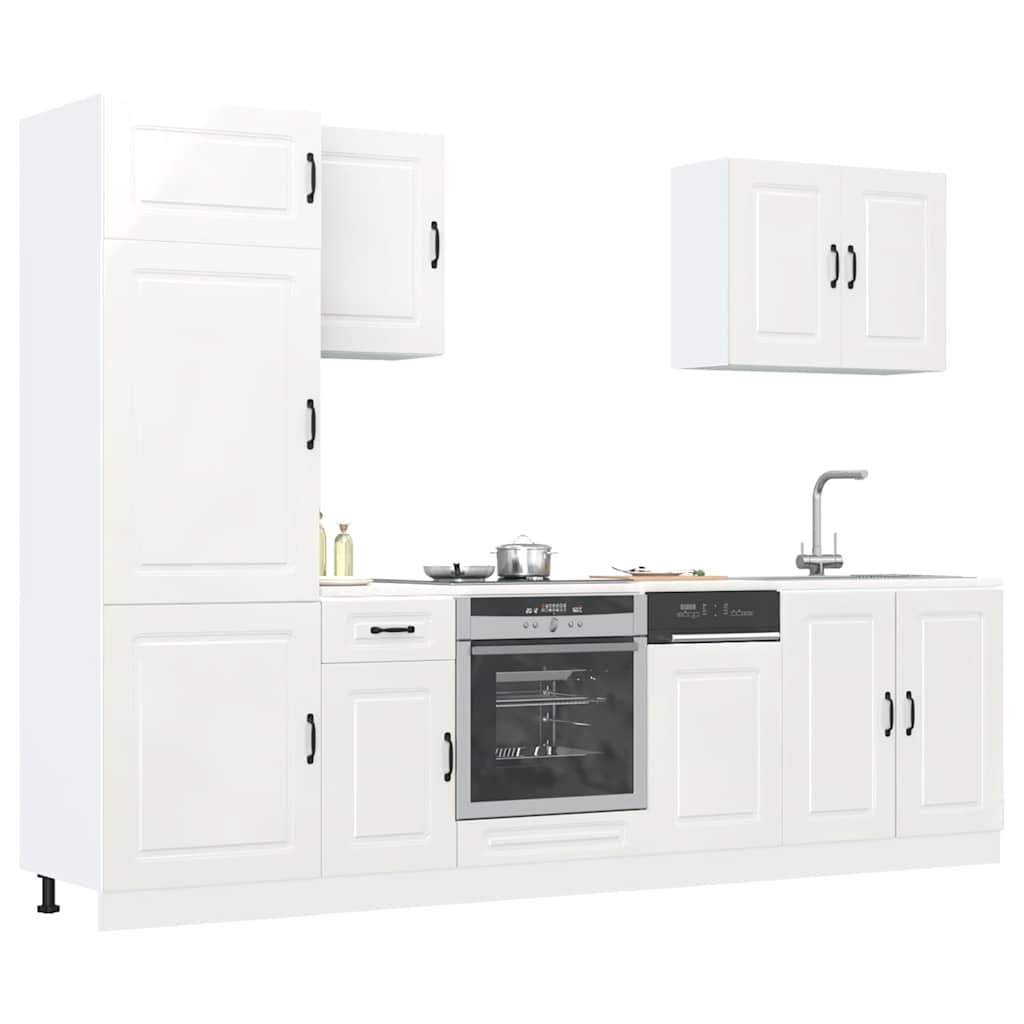 Set Mobili Da Cucina 7 Pz Kalmar In Truciolato