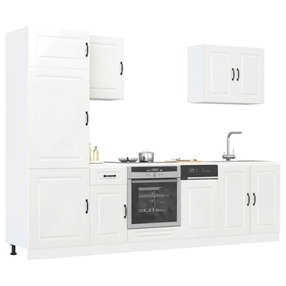 Set Mobili Da Cucina 7 Pz Kalmar In Truciolato