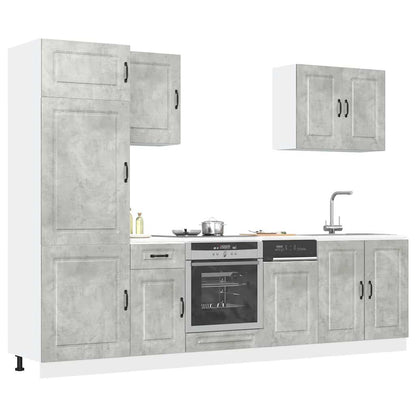 Set Mobili Da Cucina 7 Pz Kalmar In Truciolato