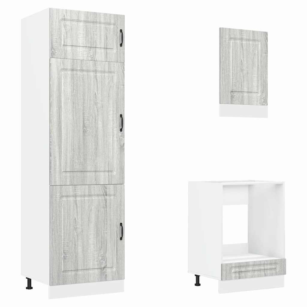 Set Mobili Da Cucina 7 Pz Kalmar In Truciolato