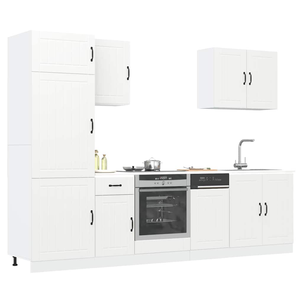 Set Mobili Da Cucina 7 Pz Kalmar In Truciolato