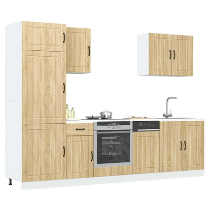 Set Mobili Da Cucina 7 Pz Kalmar In Truciolato