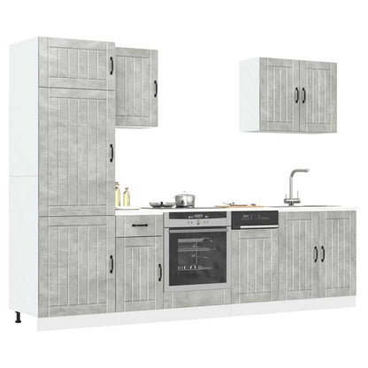 Set Mobili Da Cucina 7 Pz Kalmar In Truciolato