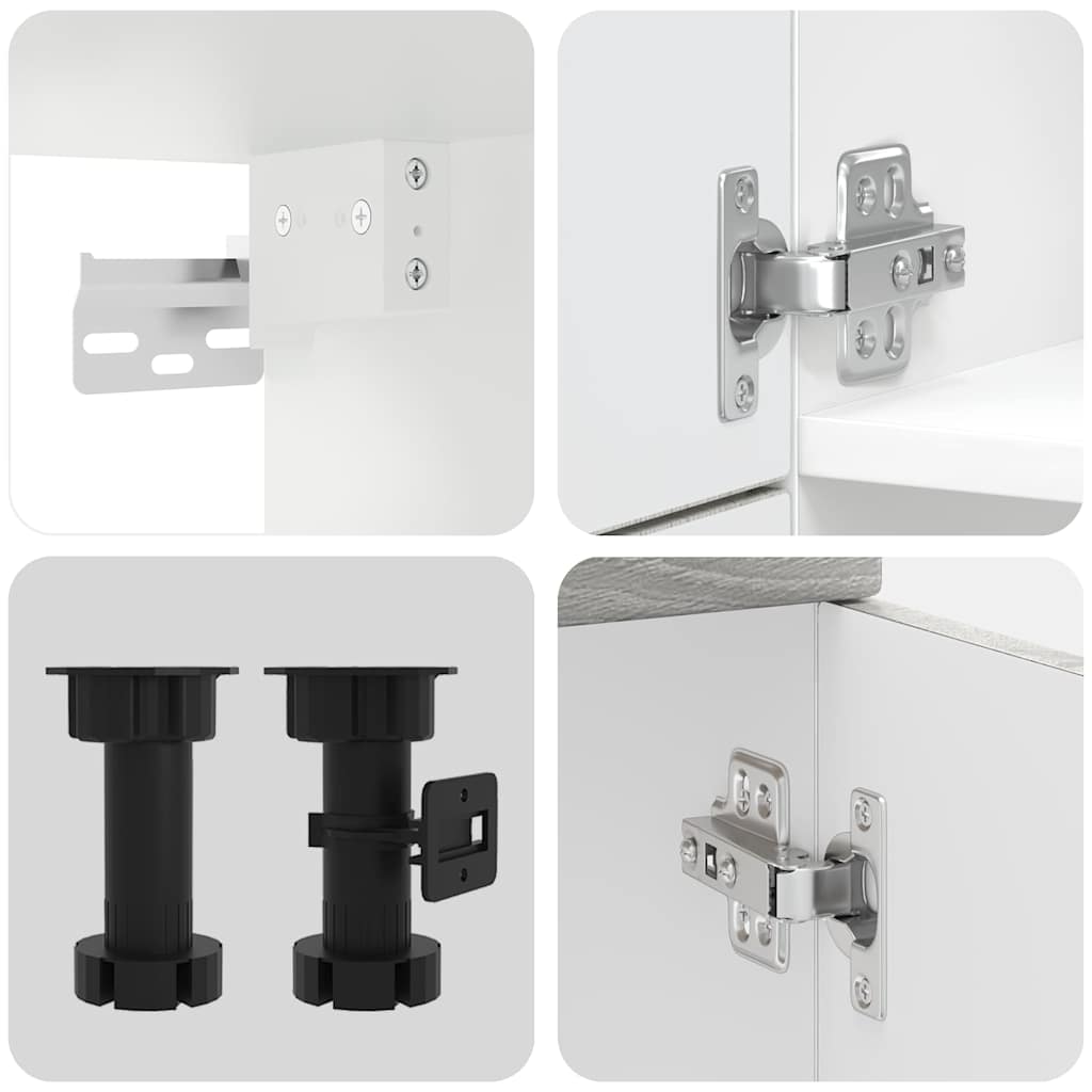 Set Mobili Da Cucina 7 Pz Kalmar In Truciolato