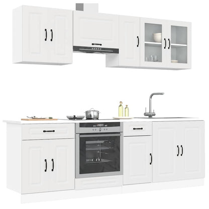 Set Mobili Da Cucina 8 Pz Kalmar In Truciolato