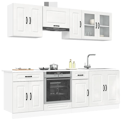 Set Mobili Da Cucina 8 Pz Kalmar In Truciolato