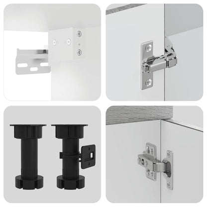 Set Mobili Da Cucina 8 Pz Kalmar In Truciolato