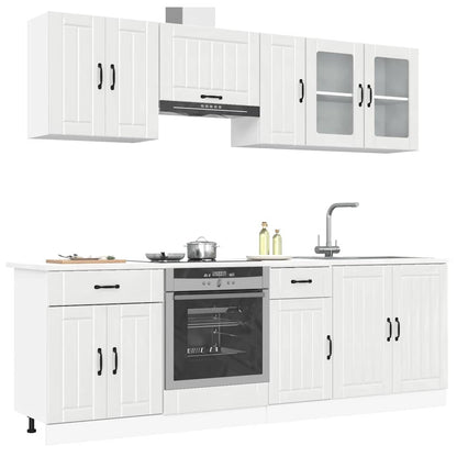 Set Mobili Da Cucina 8 Pz Kalmar In Truciolato