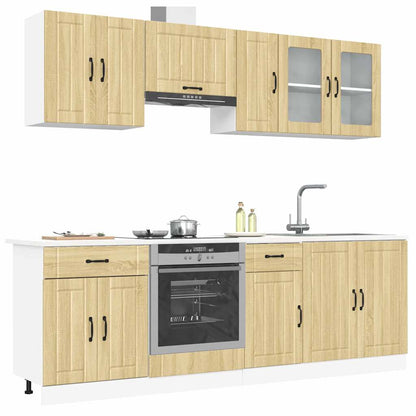 Set Mobili Da Cucina 8 Pz Kalmar In Truciolato