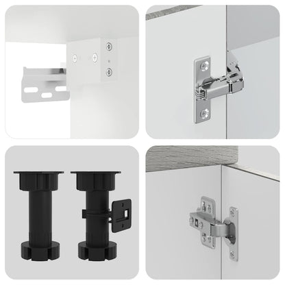 Set Mobili Da Cucina 8 Pz Kalmar In Truciolato