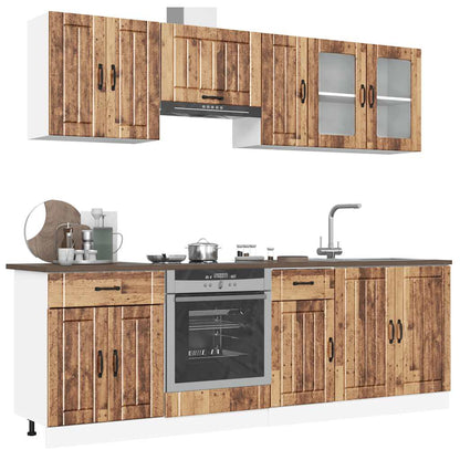 Set Mobili Da Cucina 8 Pz Kalmar In Truciolato