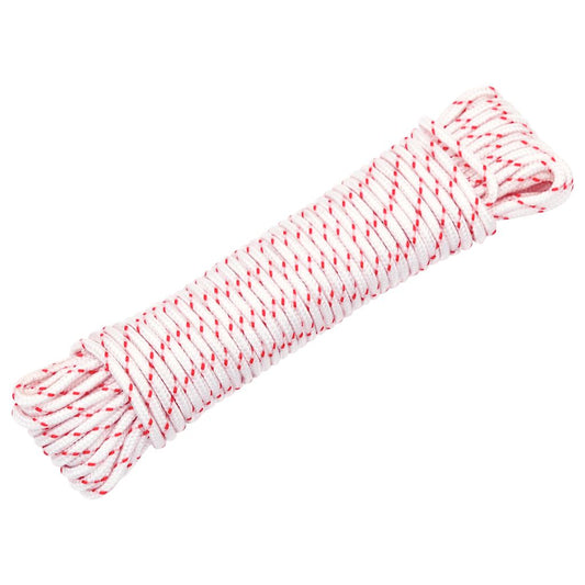 Fune Di Avviamento A Strappo Bianco E Rosso Ø 10 M In Nylon