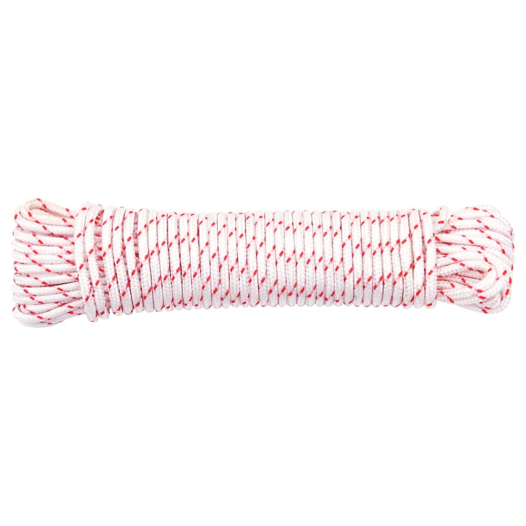 Fune Di Avviamento A Strappo Bianco E Rosso Ø 10 M In Nylon