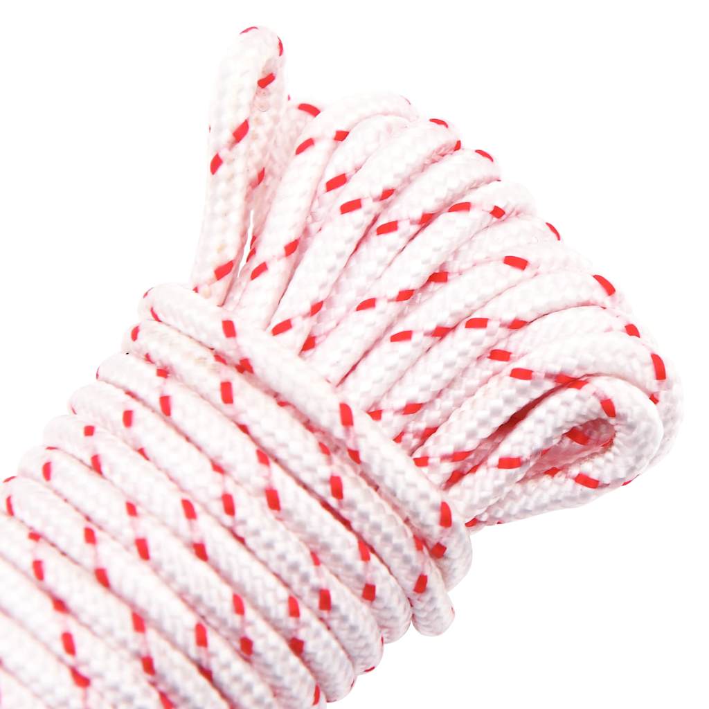 Fune Di Avviamento A Strappo Bianco E Rosso Ø 10 M In Nylon