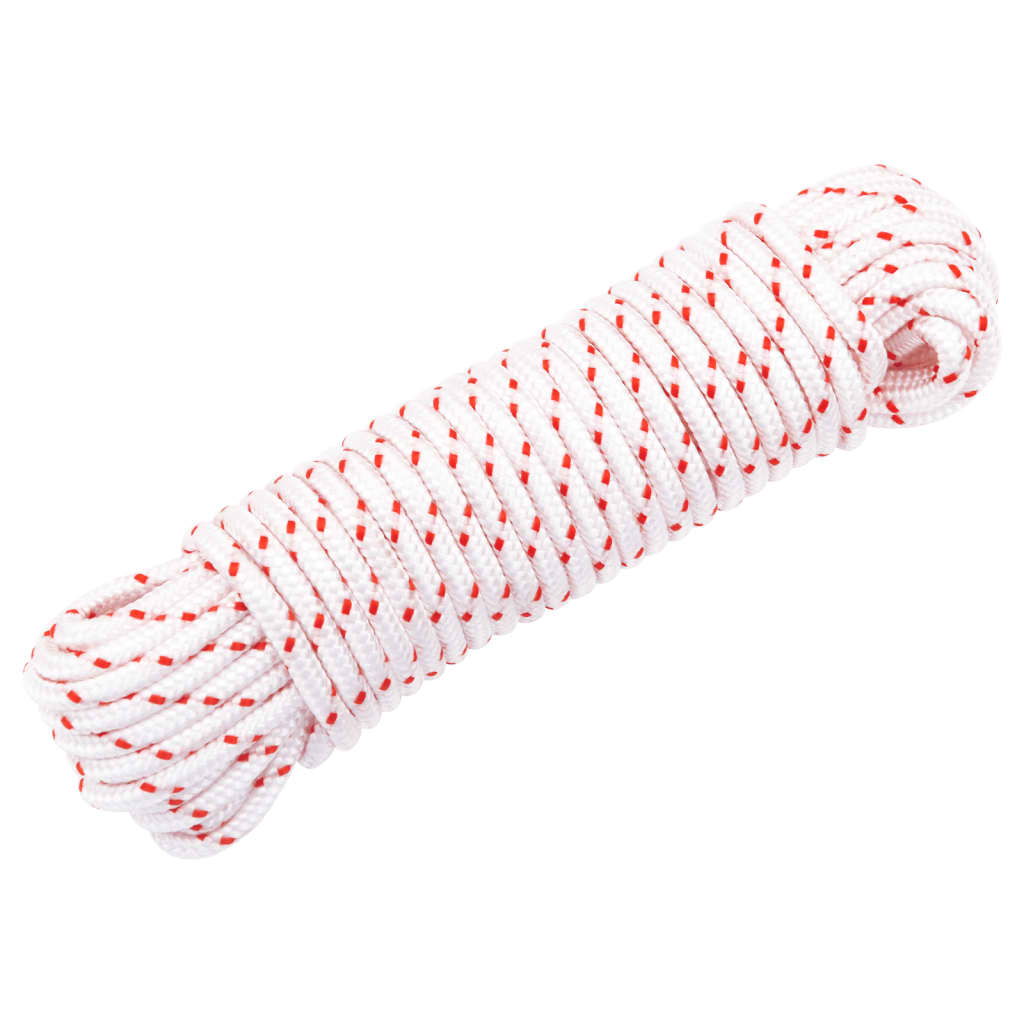 Fune Di Avviamento A Strappo Bianco E Rosso Ø 10 M In Nylon