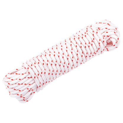 Fune Di Avviamento A Strappo Bianco E Rosso Ø 10 M In Nylon