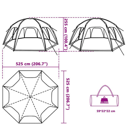 Tenda Per Feste Azzurra Impermeabile