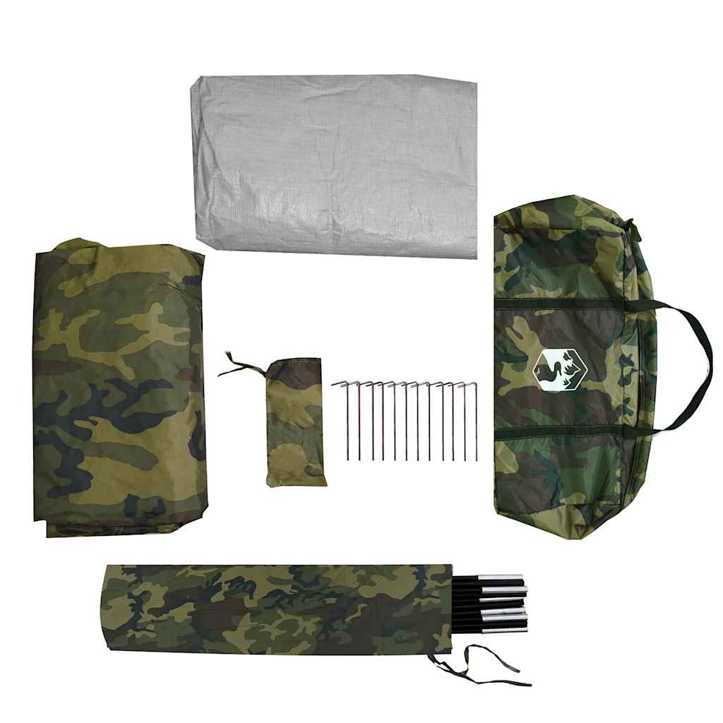 Tenda Da Pesca Per 5 Persone Mimetica Impermeabile