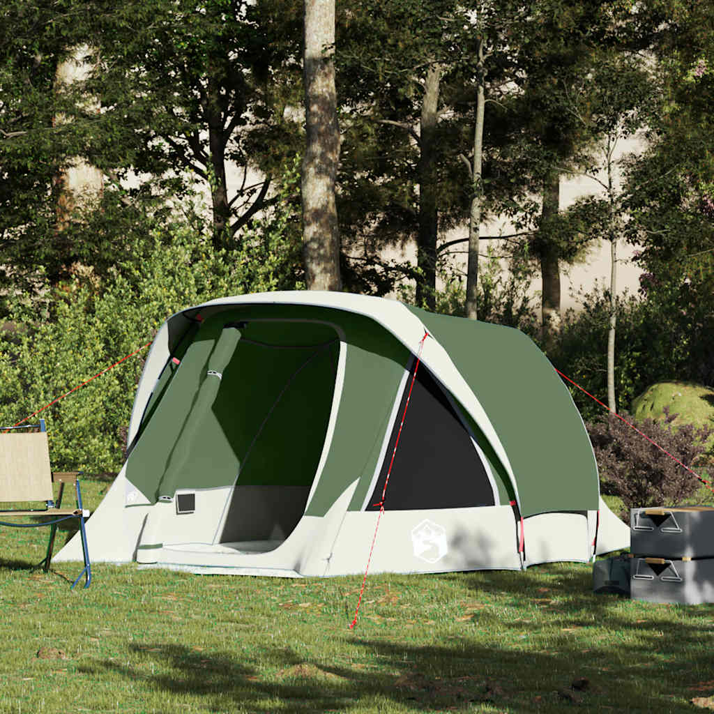 Tenda Familiare Cabina 6 Persone Grigia Arancione Impermeabile