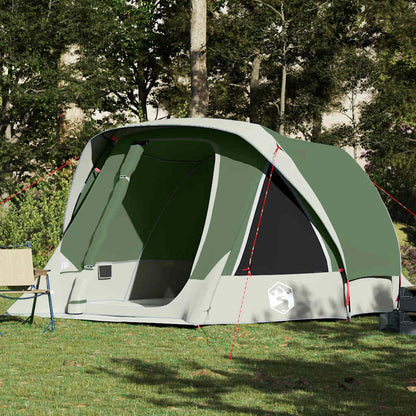 Tenda Familiare Cabina 6 Persone Grigia Arancione Impermeabile