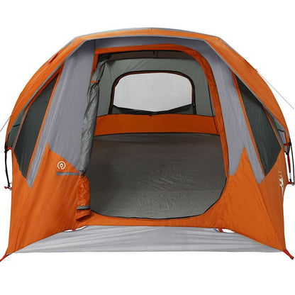 Tenda Familiare Cabina 6 Persone Grigia Arancione Impermeabile