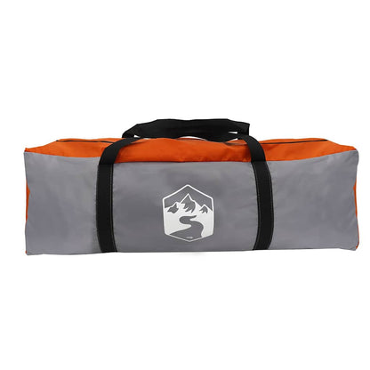 Tenda Familiare Cabina 6 Persone Grigia Arancione Impermeabile