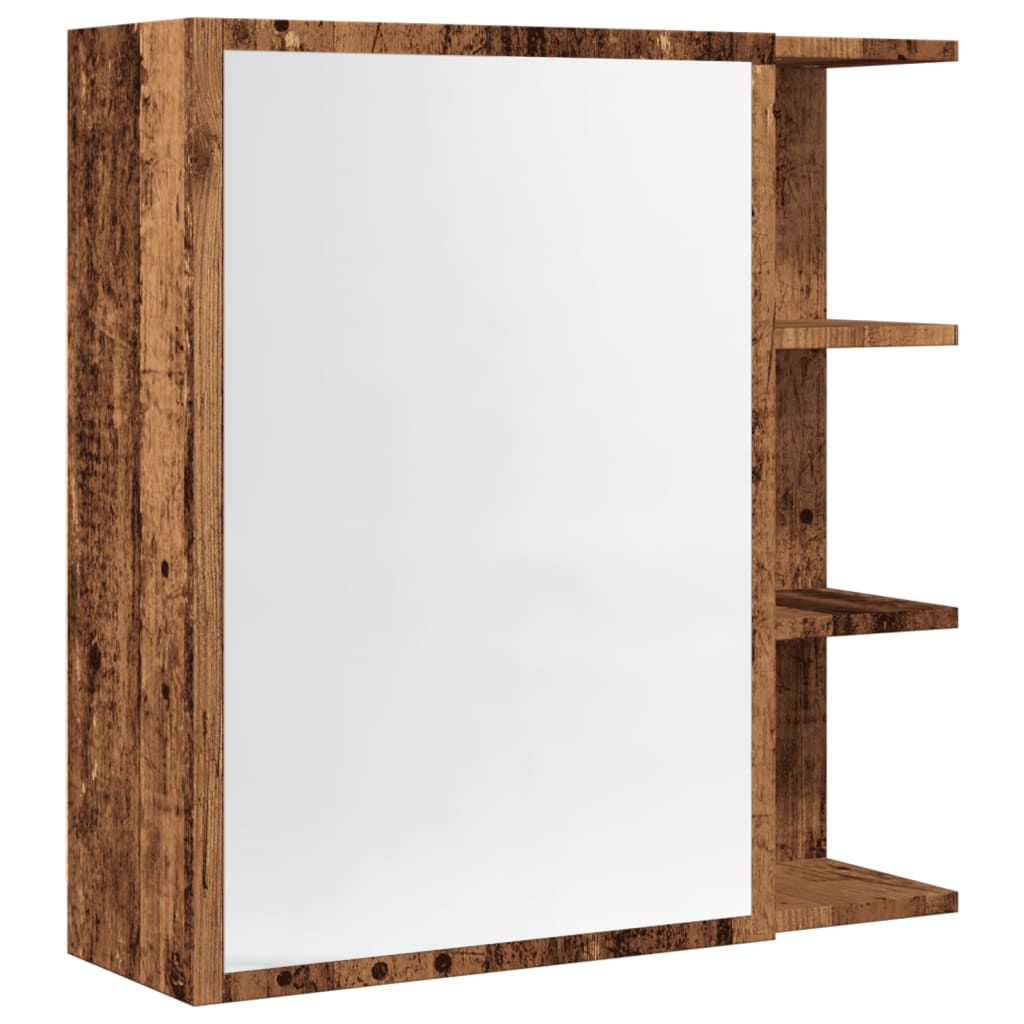 Mobile Da Bagno A Specchio 62,5X20,5X64 Cm Legno