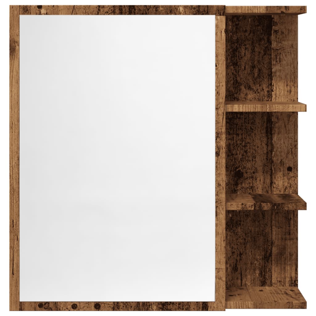 Mobile Da Bagno A Specchio 62,5X20,5X64 Cm Legno